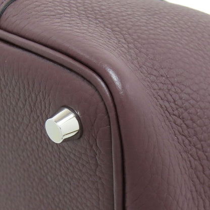 Hermes Picotin Lock PM Eclat Silver Hardware Handbag Taurillon Women