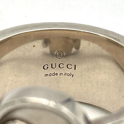 Gucci Ghost Ring Sv925 241g Logo Approx Size 25