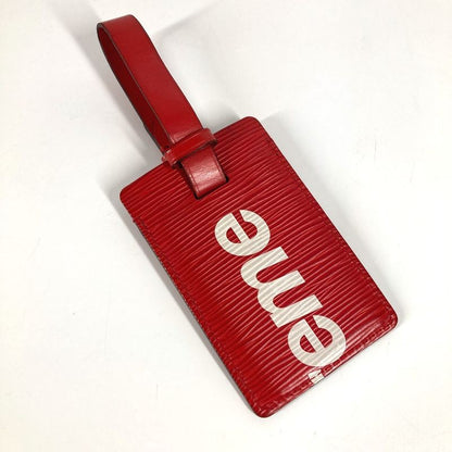 Louis Vuitton Name Tag Supreme Collaboration M67726 Epi Leather Red