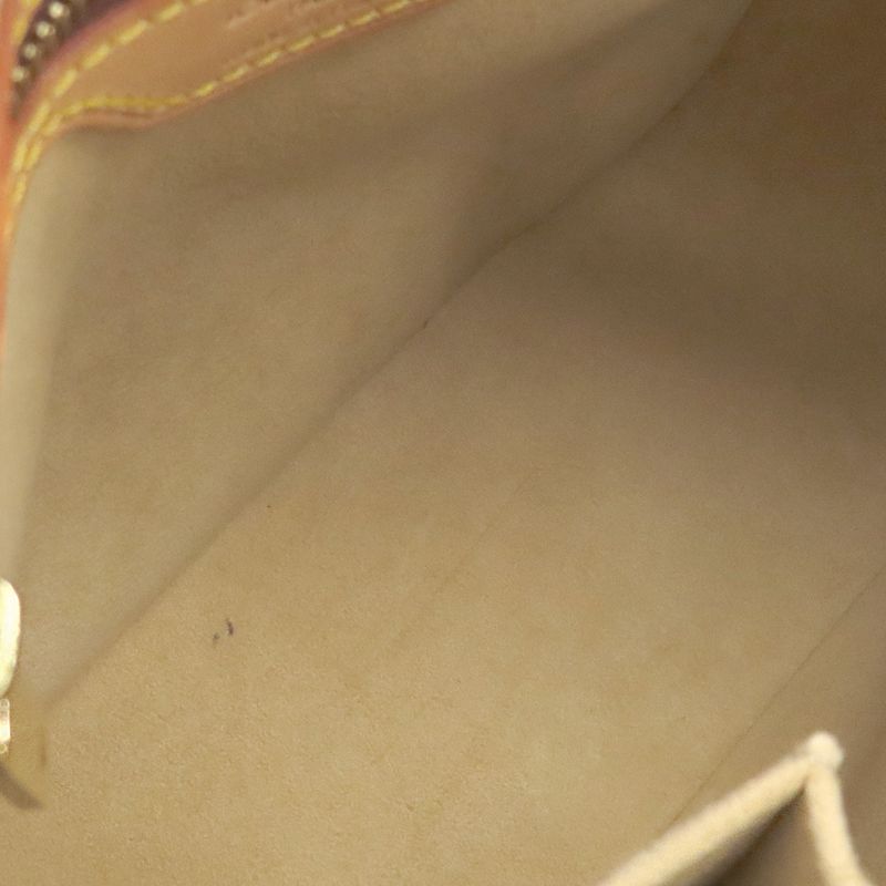 Louis Vuitton Handbag Looping MM Monogram Canvas Monogram Gold Hardware Brown