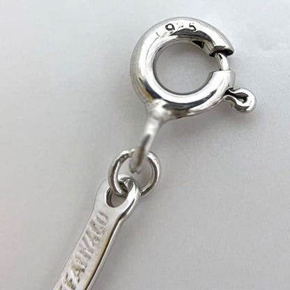 Tiffany & Co Open Heart Necklace Ec22787 Silver