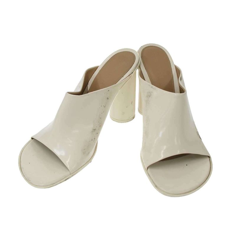 Bottega Veneta Atomic Mule Atomic Mule Heeled Sandals White 40