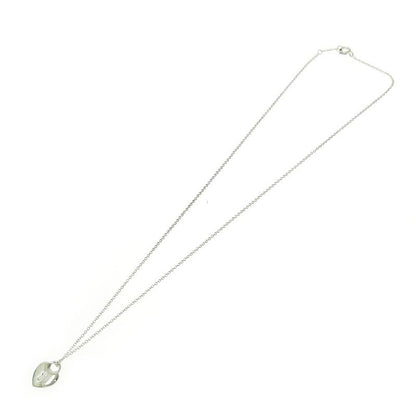Tiffany & Co Silver Heart Lock Necklace 2.3g 925 Engraved 412032 Necklace