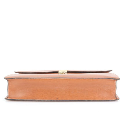 Loewe Anagram Leather Business Bag Document Bag Briefcase Tote Commuter Brown
