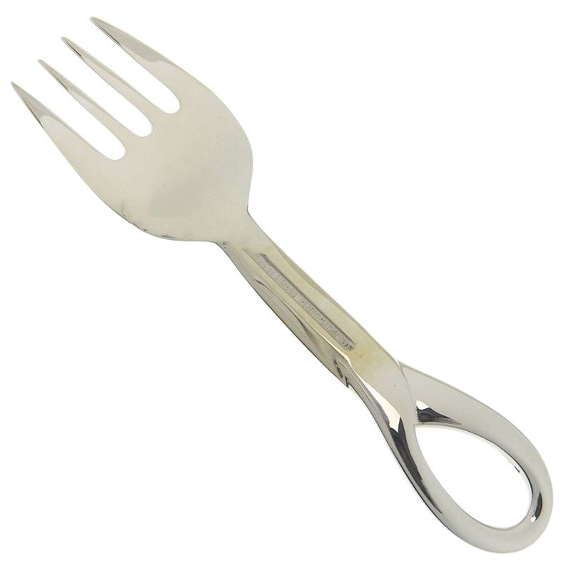 Tiffany & Co Padova Baby Fork Elsa Peretti 925 Silver _ Cutlery