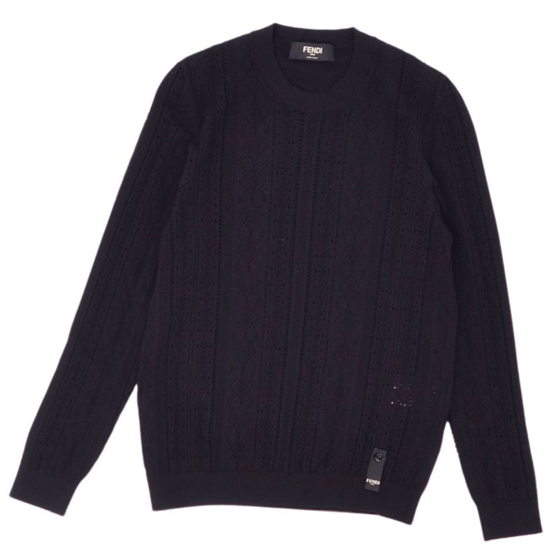 Fendi 2020 Knitted Sweater Long Sleeve Long Sleeve