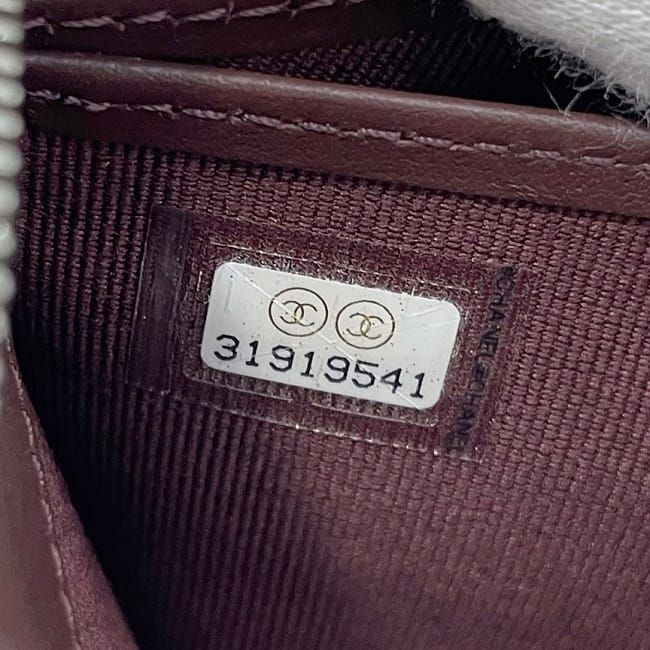 Chanel Round Zipper Long Wallet Black Ap0242 Excellent Condition Wallet