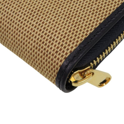 Gucci 1955 Horsebit 621889 0416 Canvas Leather Beige Long Wallet 0392 Gucci