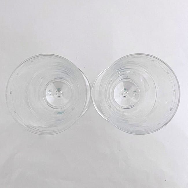 Tiffany & Co Pair Of Clear Atlas Glasses Unused Excellent Condition Glass S