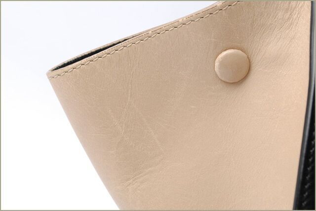 Celine Handbag Shoulder Bag Celine Trapeze 169543 Blue Sand Beige Black 2-way