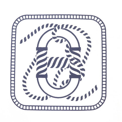 Hermes 2023 100% Cotton Chaine D'ancre Short Sleeve T-shirt White Navy 34 Made