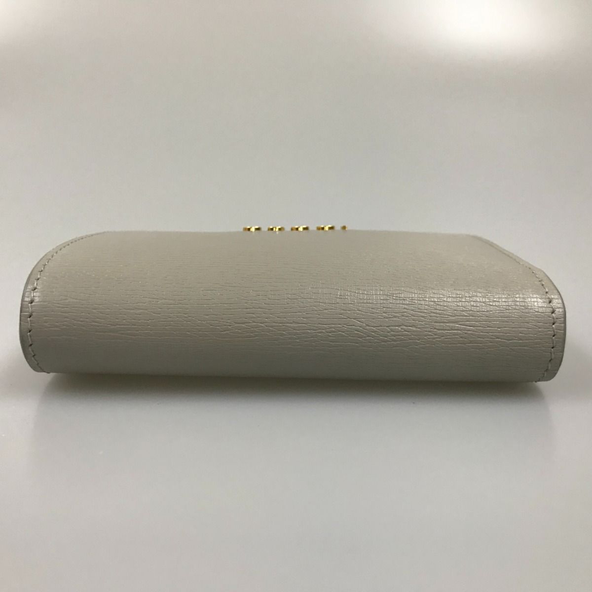 Gucci Bifold Wallet Script Zip Around Wallet 772640 Light Gray