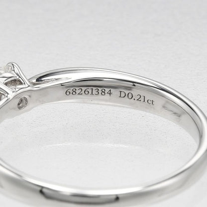 Tiffany & Co Harmony 0.21ct Vvs1/i/3ex Pt950platinum × Diamond #8 Ladies 3.18g