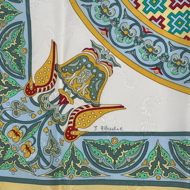 Hermes Scarf Carre 90 Ciels Byzantins Byzantine Sky Silk Multicolor