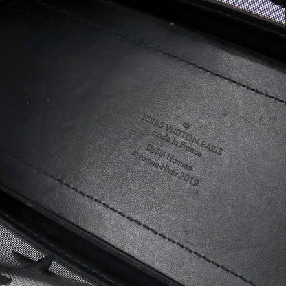 Louis Vuitton Shoulder Bag Soft Trunk Monogram Mesh Black Hardware Black M53964