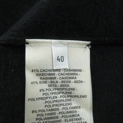 Hermes 23SS 3e2500dc Cashmere Silk Blend Crew Neck French Sleeve Knit Dress