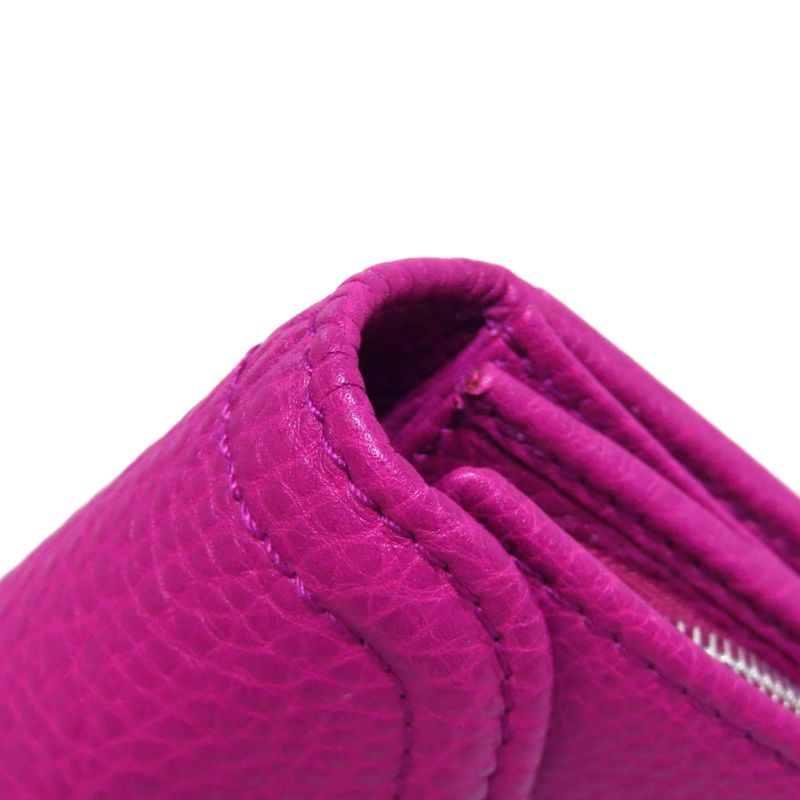 Gucci Half Horsebit Long Wallet With Coin Purse Leather Women