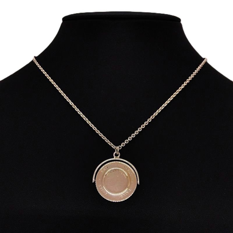 Tiffany & Co Tiffany & Co Heads TAIL Coin Medal Necklace Sv925 166g Silver 2003