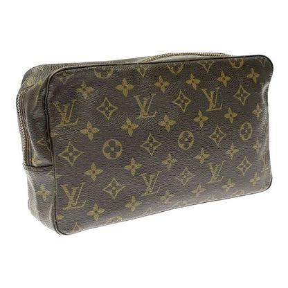 Louis Vuitton M47522 Monogram PVC Trousse Toilette 28 Brown 317550 Second Bag