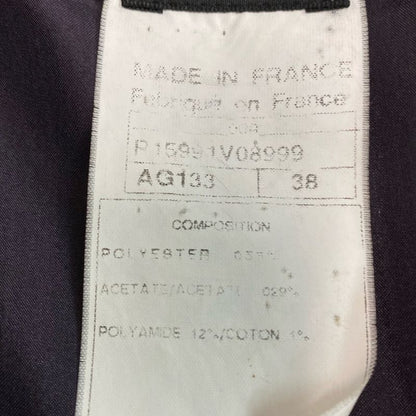 Chanel Coat Size 38 M Women - P15991 Purple Long Sleeves / Quilted / Zip Up /