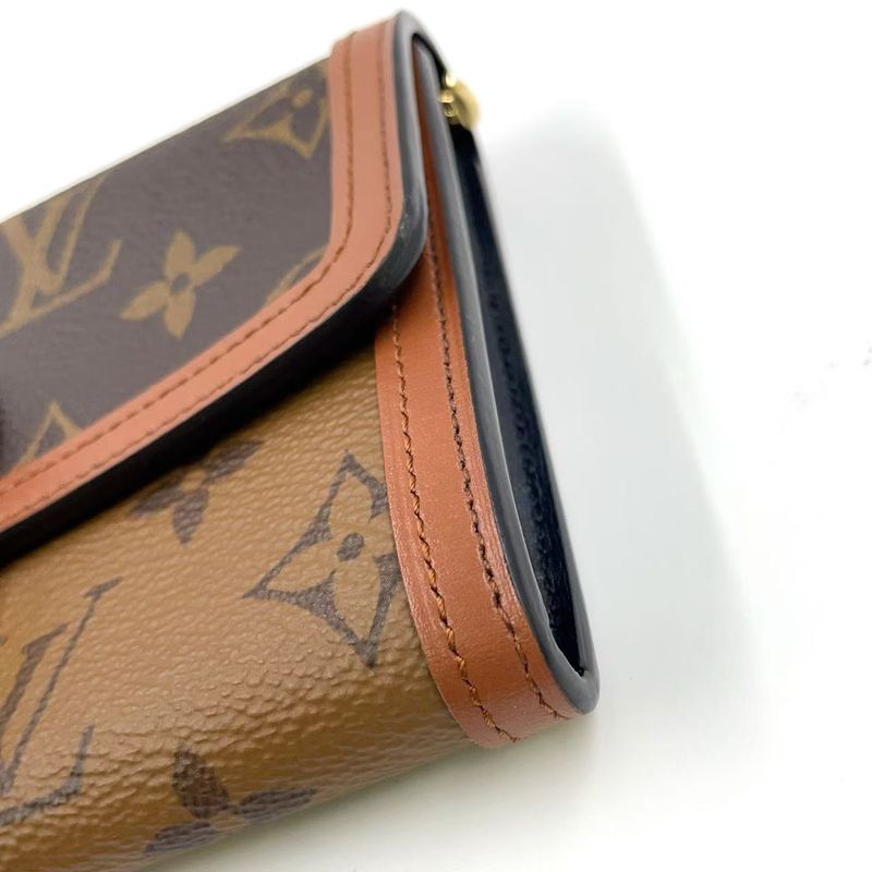 Louis Vuitton Portefeuille Sarah Dauphine Monogram Reverse RFID Reaction