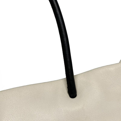 Chanel Essential Tote Ivory And Black Lambskin