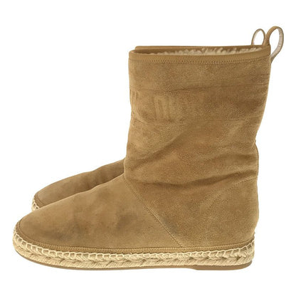 Christian DIOR | Boa Switch Mouton Leather Boots | 37.5 | Camel | Women