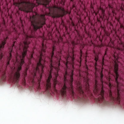 Louis Vuitton M75503 Echarpe Logomania Wool Silk Fringed Knitted