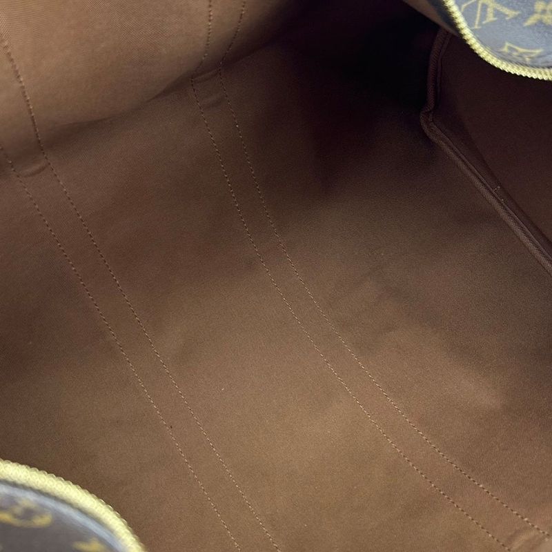 Louis Vuitton Boston Bag Keepall 45 M41428 Monogram Gold Hardware Men Travel