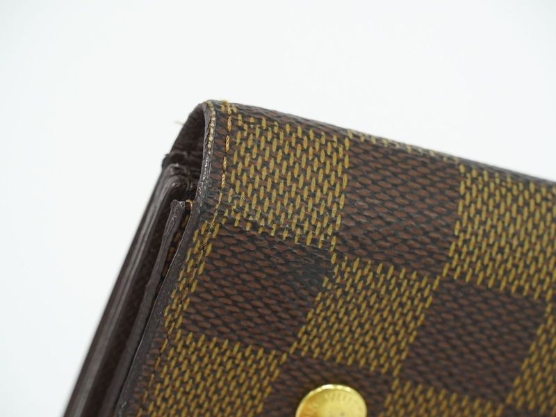 Authentic Louis Vuitton LV Portefeuille Accordeion Damier Ebène Long Wallet