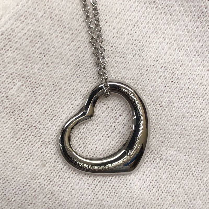 Tiffany & Co Tiffany & Co Necklace 44cm (1732in) Open Heart Platinum 950 Ladies