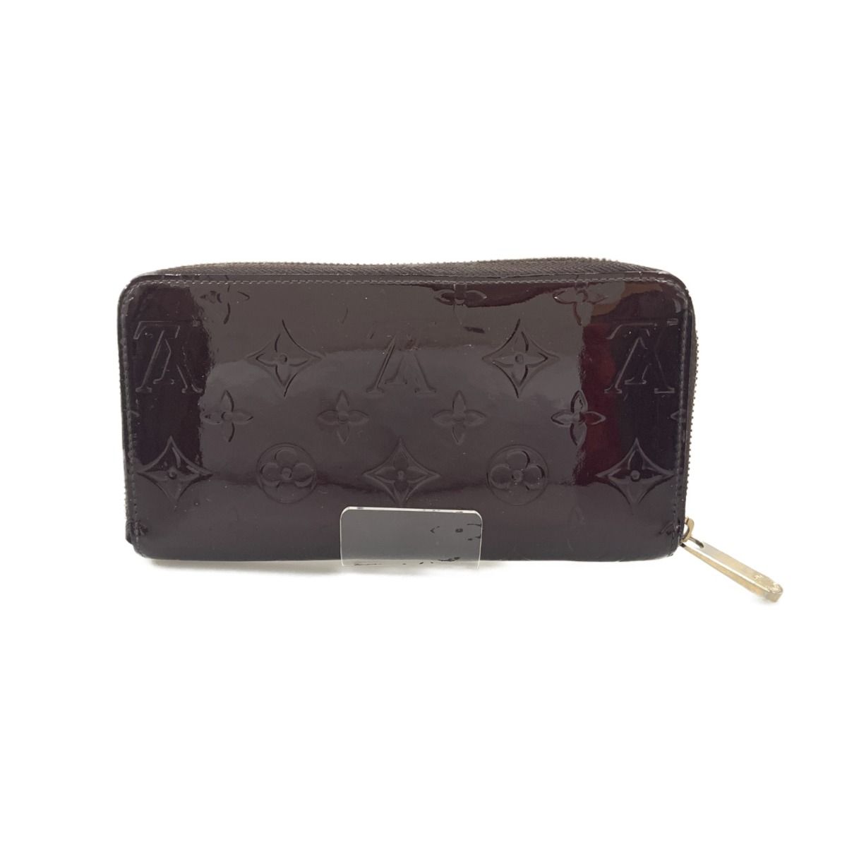Louis Vuitton Monogram Vernis Zippy Wallet M93522 Bordeaux