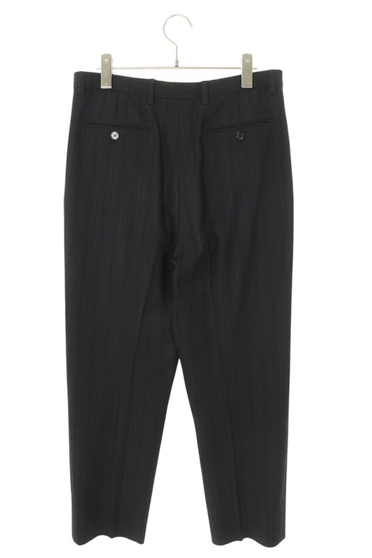 Saint Laurent Paris 682379 Y1e45 Striped Tuxedo Slack Long Pants Men 46