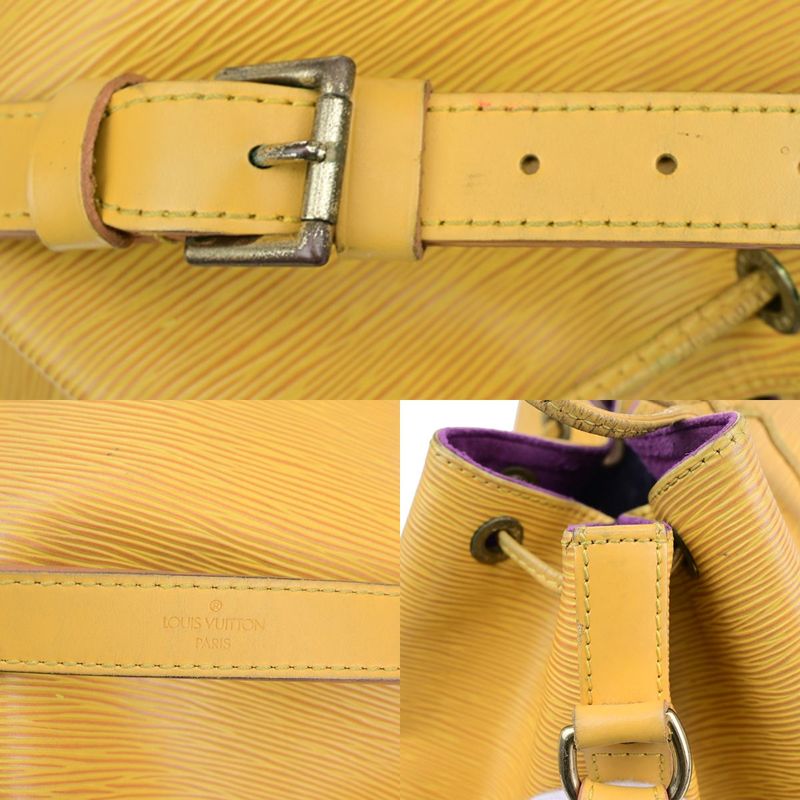 Louis Vuitton Bag Noe GM Shoulder Strap Epi Yellow M44009 02yf873