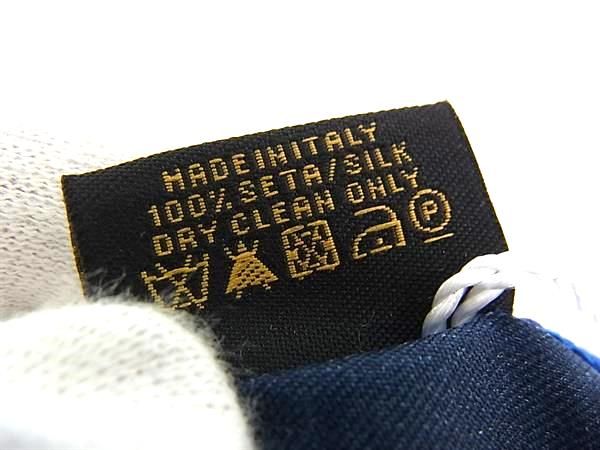 Bvlgari 100% Silk Scarf Handkerchief Women's Blue Bk6291