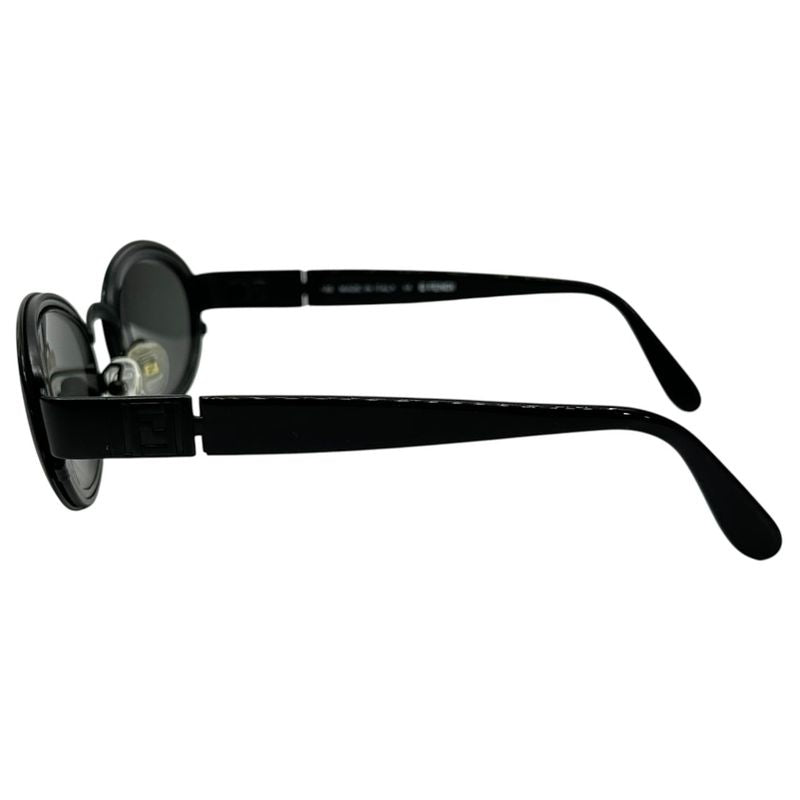 Fendi Zucca Logo Oval Sunglass Es Zucca Logo Oval Sunglass Es Fs187 5224 Black