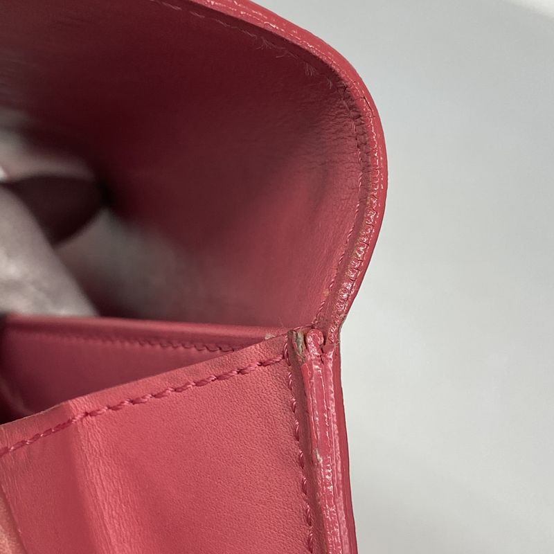 Louis Vuitton Long Wallet Vernis Pochette Porte Monet Cles Di M9140f Raspberry