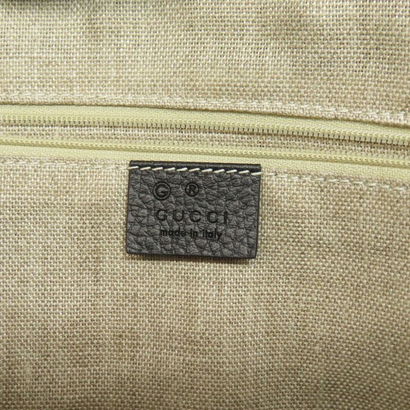 Gucci 449659 Interlocking G Outlet 2WAY Tote Bag Leather Women