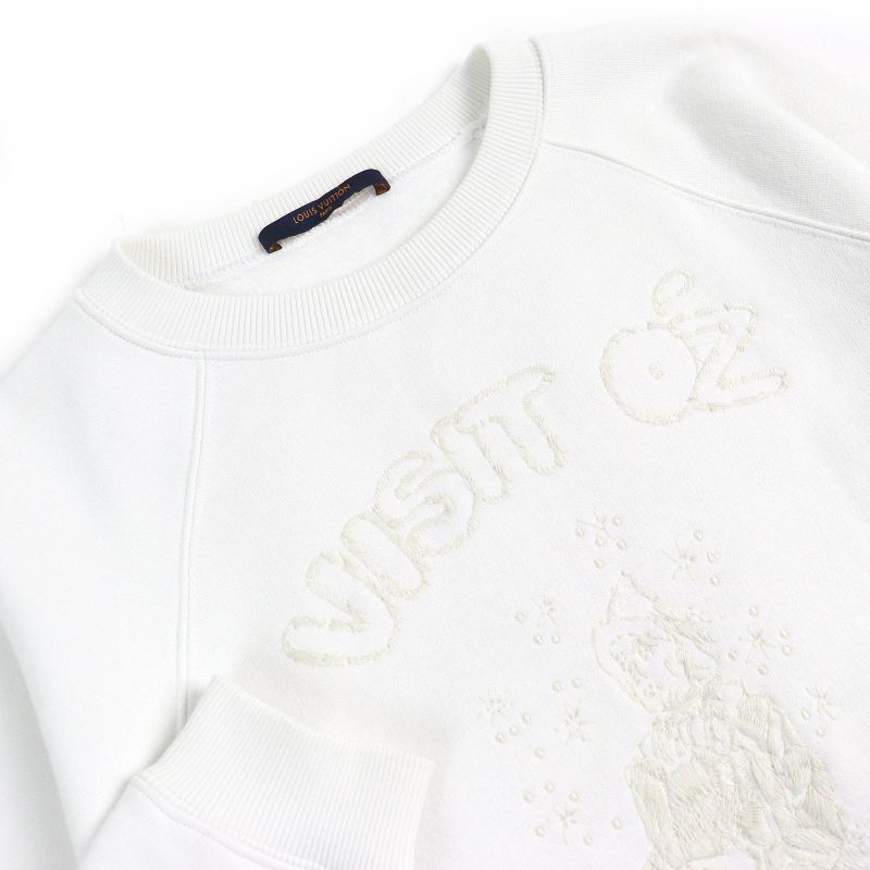 Louis Vuitton 19SS Wizard Of Oz 100% Cotton LV Circle Logo Hardware Crew Neck