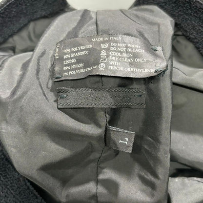 Prada 00's Logo Front Pocket Jet Cap Logo Front Pocket Jet Cap L Black Y2k Tech