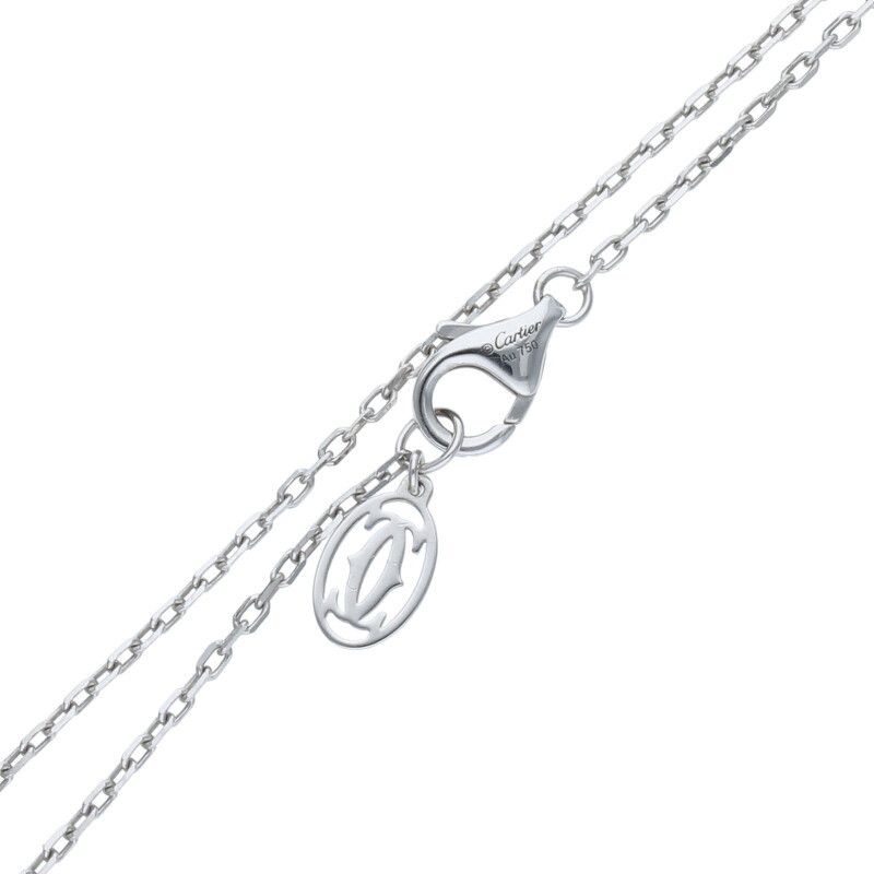 Cartier Juste UN CLOU Neclace Juste Un Clou 18kwg Half Diamond Necklace Men's