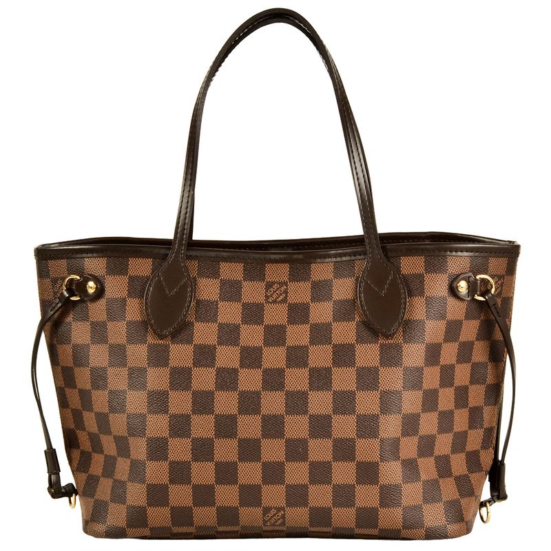 Louis Vuitton Neverfull PM Tote Bag Damier Ebène N41359 Threes Sa1142
