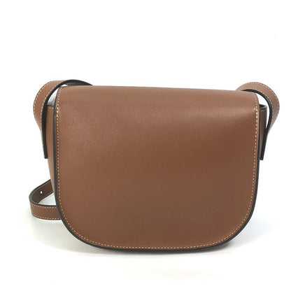 Celine Shoulder Bag Folco Cuir Triomphe 198263du3 Leather Tan Brown