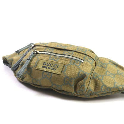 Gucci 792287 GG Ripstop Belt Bag Body Bag Leather Use Waist Bag Khaki Storage