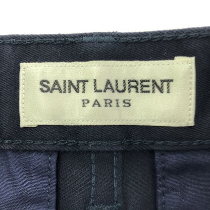 Saint Laurent Paris Cotton Chino Pants 582300 Y812k Navy 30