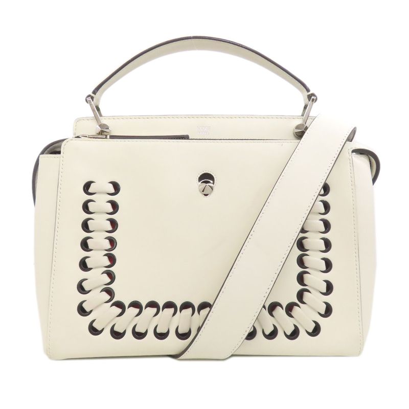 Fendi Dot Com 2WAY Handbag Calf Women