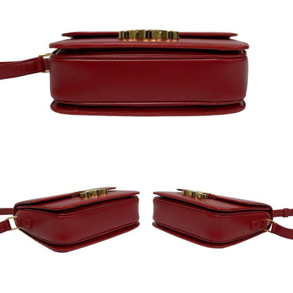 Celine Triomphe Logo Hardware Leather Mini