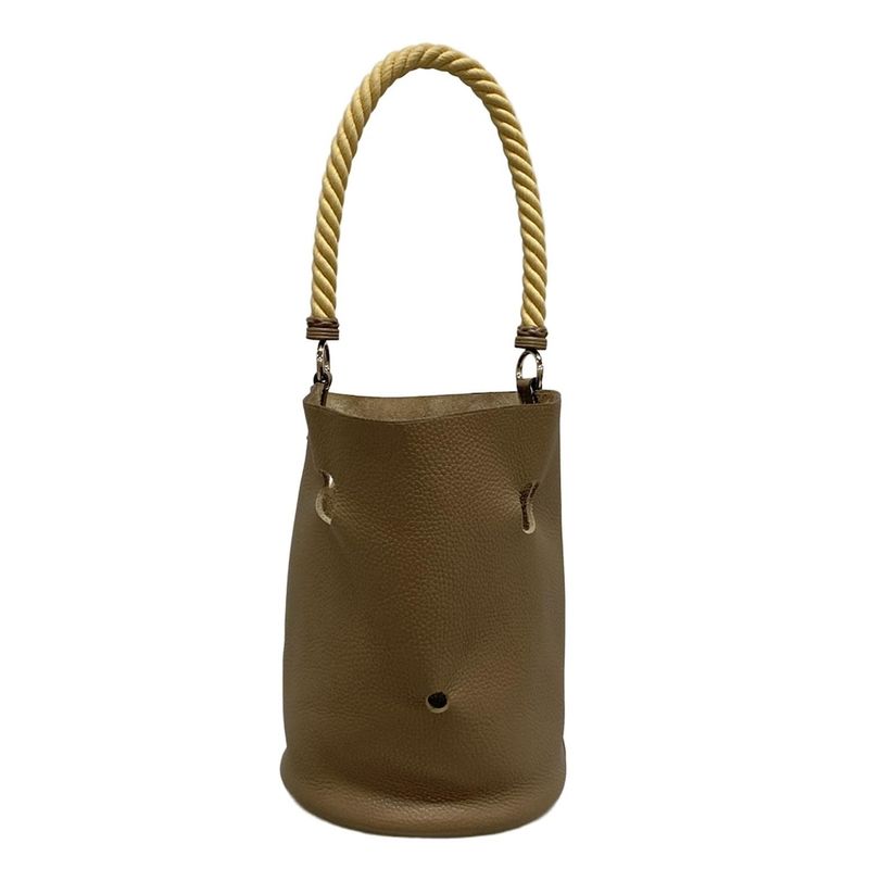 Hermes Handbag Mangeoir Etoupe Silver Hardware