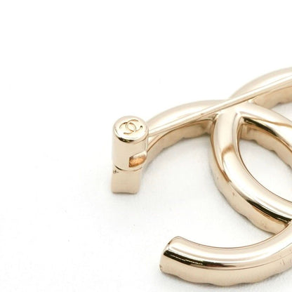 Chanel Brooch Corsage Gold Here Mark Rhinestone