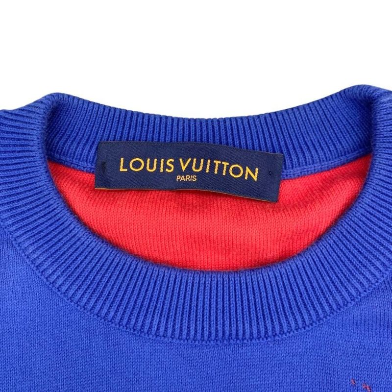 (no Significant Marks Or Stains) Louis Vuitton Sweater Gradient Crewneck Knit